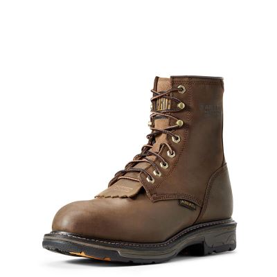 Ariat Workhog 8" Kahverengi Iş Ayakkabıları Erkek (41766-570)